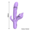 VIBRADOR APOLLO COM MOVIMENTO DE IMPULSO, VIBRAÇÃO E SUCÇÃO