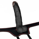 STRAP-ON COM DILDO REALISTICO E TESTICULOS 8,5