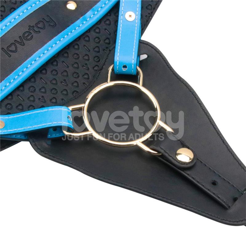 STRAP-ON COM DILDO VIBRATÓRIO 9,5"
