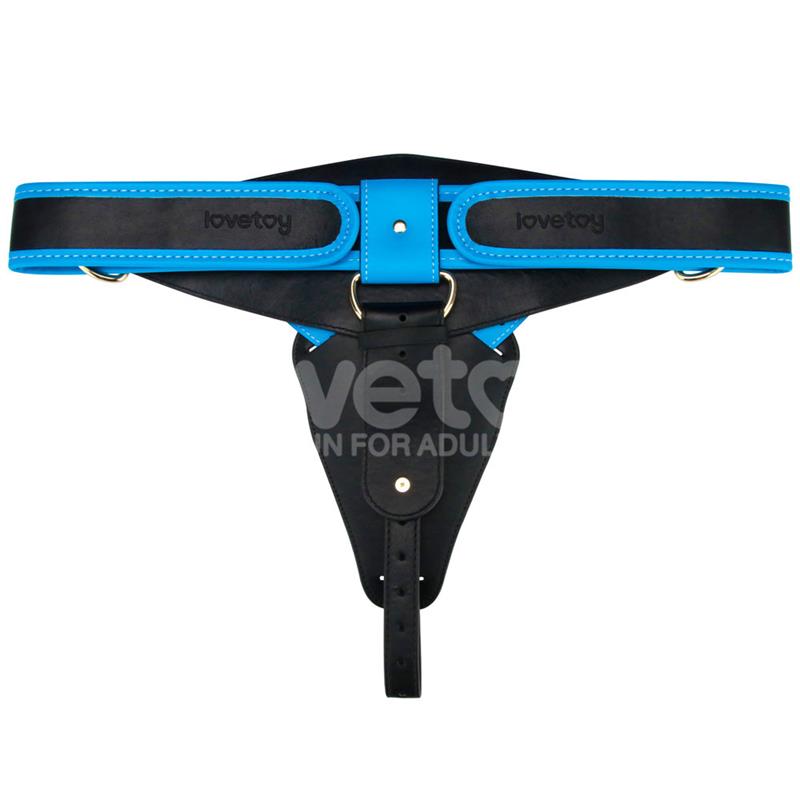 STRAP-ON COM DILDO VIBRATÓRIO 8,5"