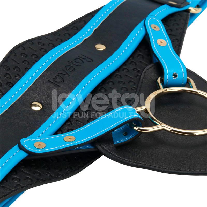 STRAP-ON COM DILDO VIBRATÓRIO 8,5"