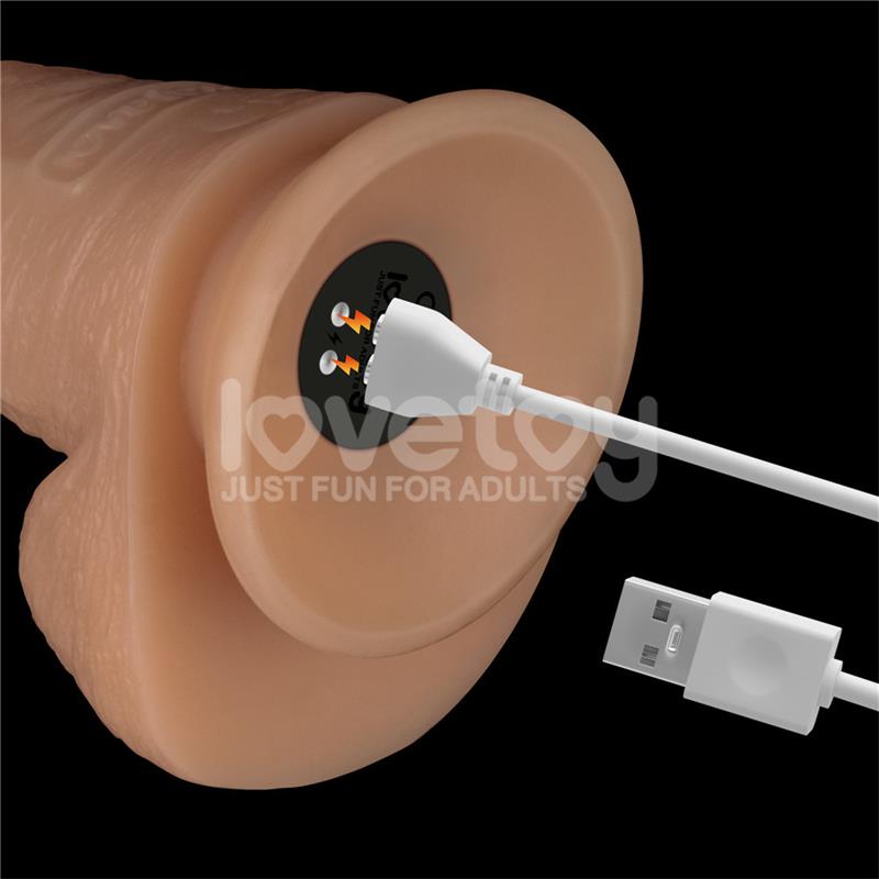 STRAP-ON COM DILDO VIBRATÓRIO 8"