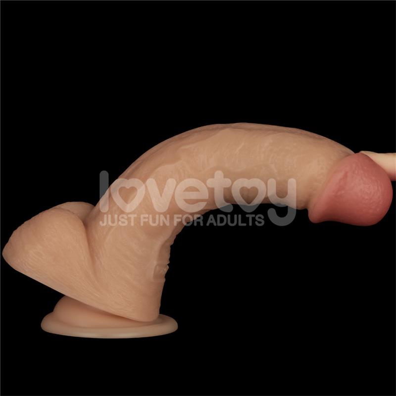 STRAP-ON COM DILDO VIBRATÓRIO 8"