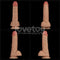 STRAP-ON COM DILDO VIBRATÓRIO 8"