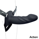 STRAP-ON COM DILDO OCO EM SILICONE TAM. L