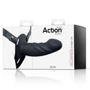 STRAP-ON COM DILDO OCO EM SILICONE TAM. L