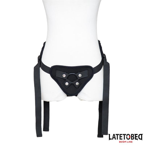 ARNÊS DE RENDA COM TIRA E ANEL DE SILICONE AJUSTÁVEL