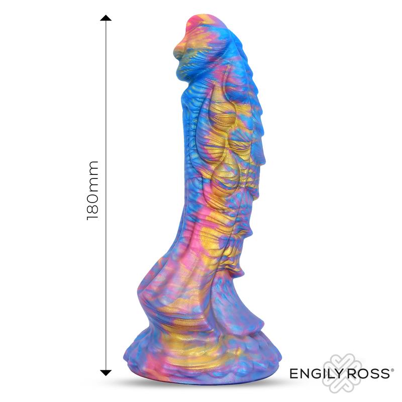 DILDOX BY ENGILY ROSS DRAKEON DILDO DRAGÃO SILICONE LÍQUIDO 18 CM