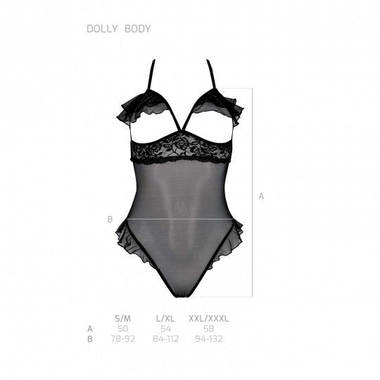 BODY DOLLY PRETO EROTIC LINE PASSION