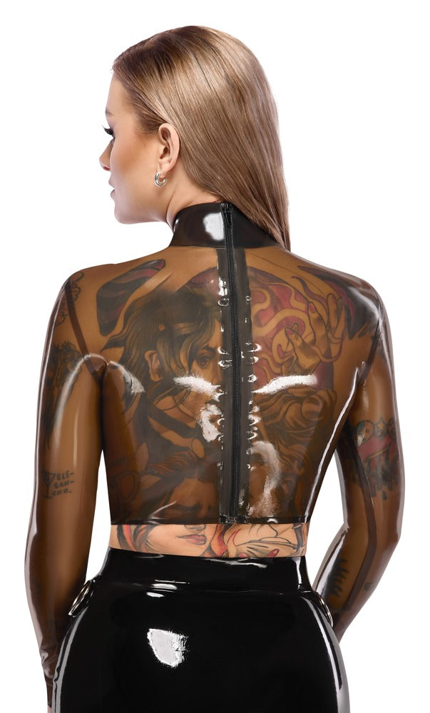 CAMISOLA CURTA DE LÁTEX