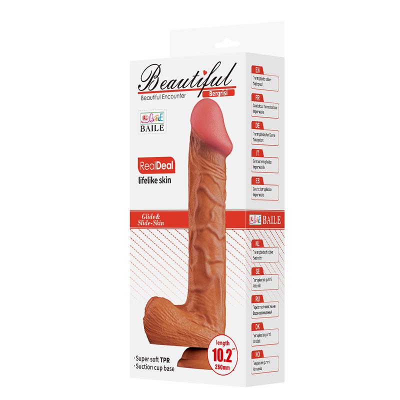 DILDO BERGRISI COM VENTOSA 10.2