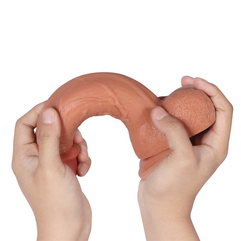DILDO BILL EM SILICONE DUPLA CAMADA 8,66"