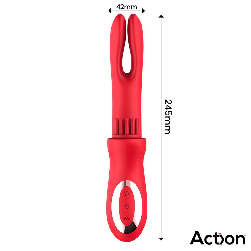 VIBRADOR BILMA COM MOVIMENTOS USB