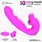 VIBRADOR BIMBY DOUBLE TAPPING COM LÍNGUA E MORDIDELA COM APP
