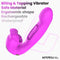 VIBRADOR BIMBY DOUBLE TAPPING COM LÍNGUA E MORDIDELA COM APP