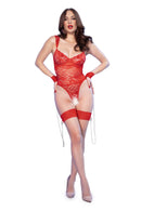 BODY COM ALGEMAS CR-4881 VERMELHO CHILIROSE
