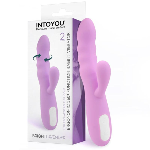 VIBRADOR RABBIT ROTATIVO 360º USB SILICONE