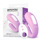 VIBRADOR RECARREGÁVEL PARA CASAIS BRIGHT MAUVE COM CONTROLE REMOTO