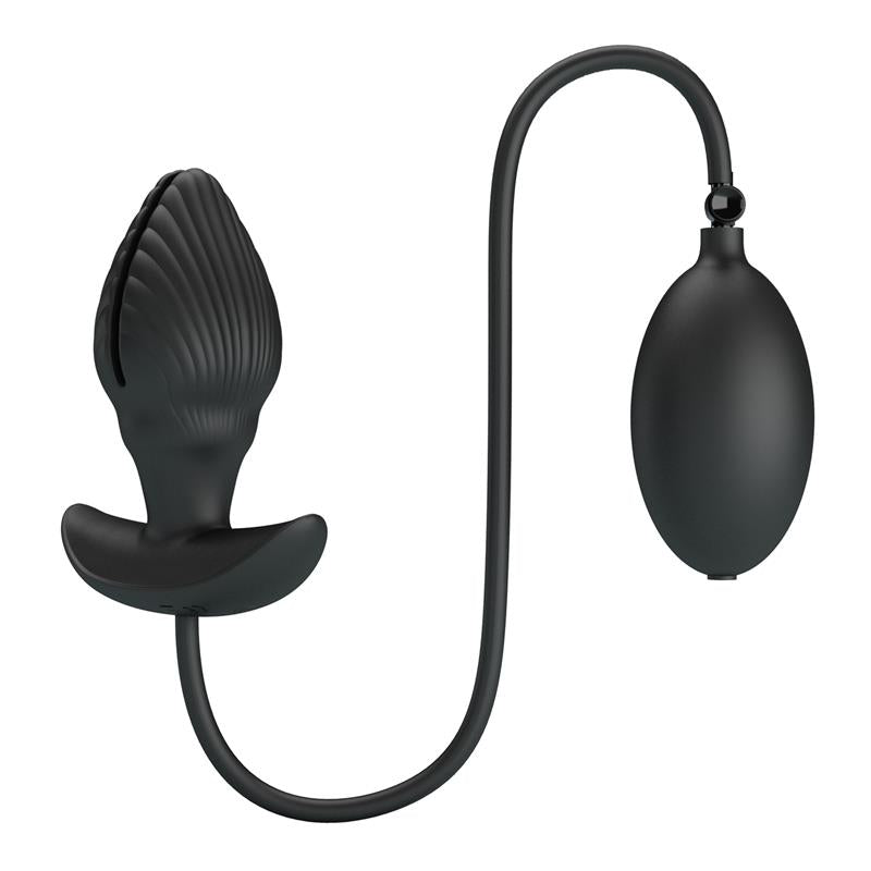 PRETTYLOVE MANSON PLUG ANAL INSUFLÁVEL COM VIBRAÇÃO