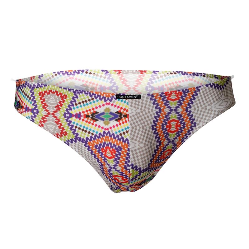 CUECA CUT4MEN LOW RISE BIKINI BRIEF AZTEC