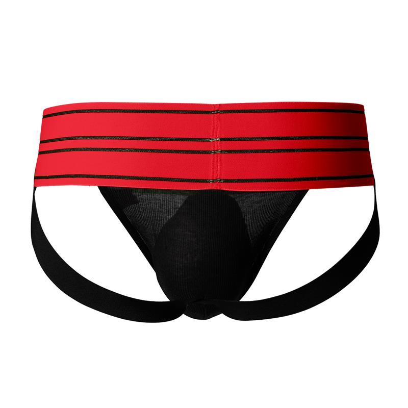 JOCKSTRAP ESTILO RUGBY EM ROSA NEON