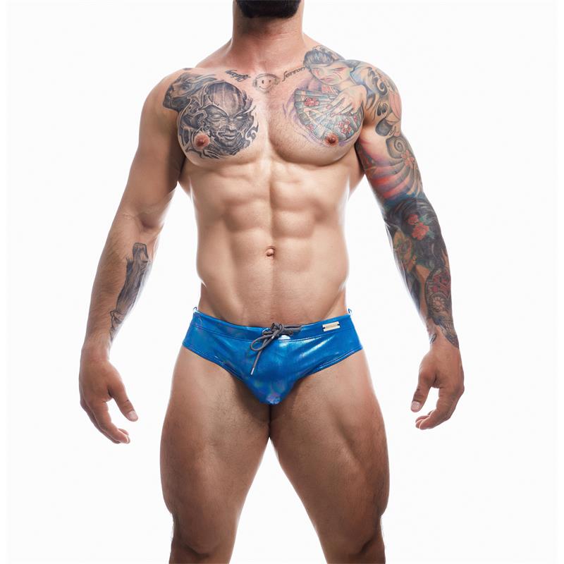 CUECA DE FATO DE BANHO AZUL ESMERALDA