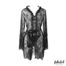 ROBE SEMI-TRANSPARENTE E TANGA LUCY