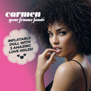 CARMEN A FEMME FATALE BONECA INSUFLÁVEL MULATA CRUSHIOUS