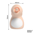VIBRADOR ORAL EM FORMATO DE COELHO COM LÍNGUA