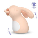 VIBRADOR ORAL EM FORMATO DE COELHO COM LÍNGUA
