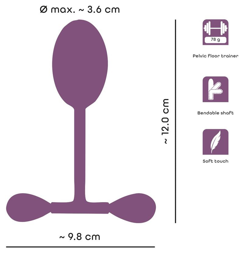 TREINADOR VAGINAL COM PESOS SALTITANTES