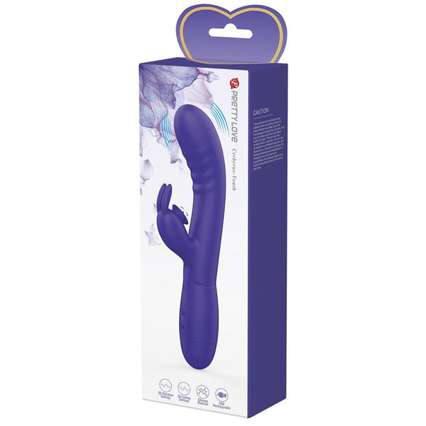 VIBRADOR CERBERUS YOUTH COM ESTIMULAÇÃO DE LÍNGUA USB