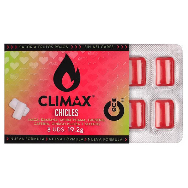 ESTIMULANTE CLIMAX GUM 8 UNID.