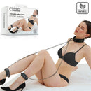 COLEIRA COM ALGEMAS PARA TORNOZELOS E CORRENTES