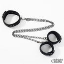 COLEIRA COM ALGEMAS PARA TORNOZELOS E CORRENTES