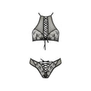 CONJUNTO DE 2 PEÇAS AZALIA PRETO EROTIC LINE PASSION