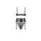 CONJUNTO DE 3 PEÇAS CHIARA PRETO BEAUTY NIGHT FASHION
