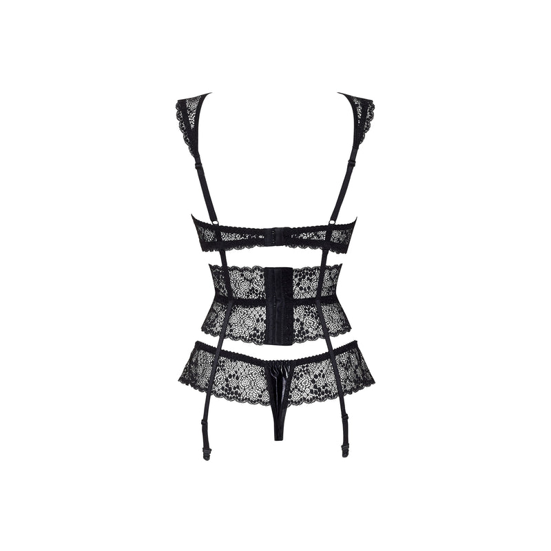 CONJUNTO DE 3 PEÇAS LILLIE PRETO BEAUTY NIGHT FASHION