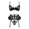 CONJUNTO DE 3 PEÇAS RAFAELLA PRETO BEAUTY NIGHT FASHION