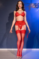 CONJUNTO DE 5 PEÇAS CR-4895 VERMELHO CHILIROSE