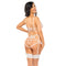 CONJUNTO DE 3 PEÇAS LINDA BRANCO BEAUTY NIGHT FASHION