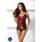 BABYDOLL E TANGA LUIZA PRETO PASSION