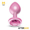 PLUG ANAL AFTERDARK ANODIZADO ROSA COM ROSA