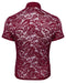 CAMISOLA VERMELHA EM RENDA FLORAL