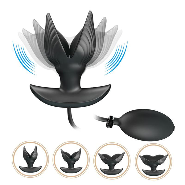 PRETTYLOVE MANSON PLUG ANAL INSUFLÁVEL COM VIBRAÇÃO