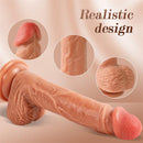 DILDO DEAN COM IMPULSO E VIBRAÇÃO 8,4"