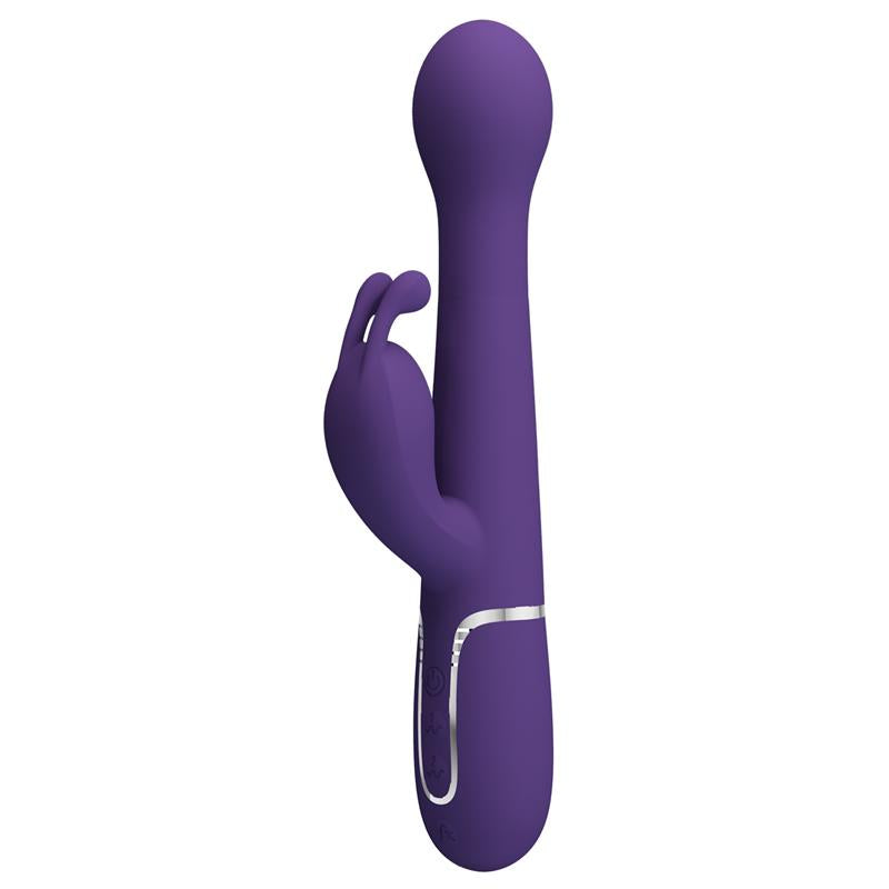 VIBRADOR PRETTYLOVE DEJON COM BOLAS DE IMPULSO E ROTAÇÃO USB