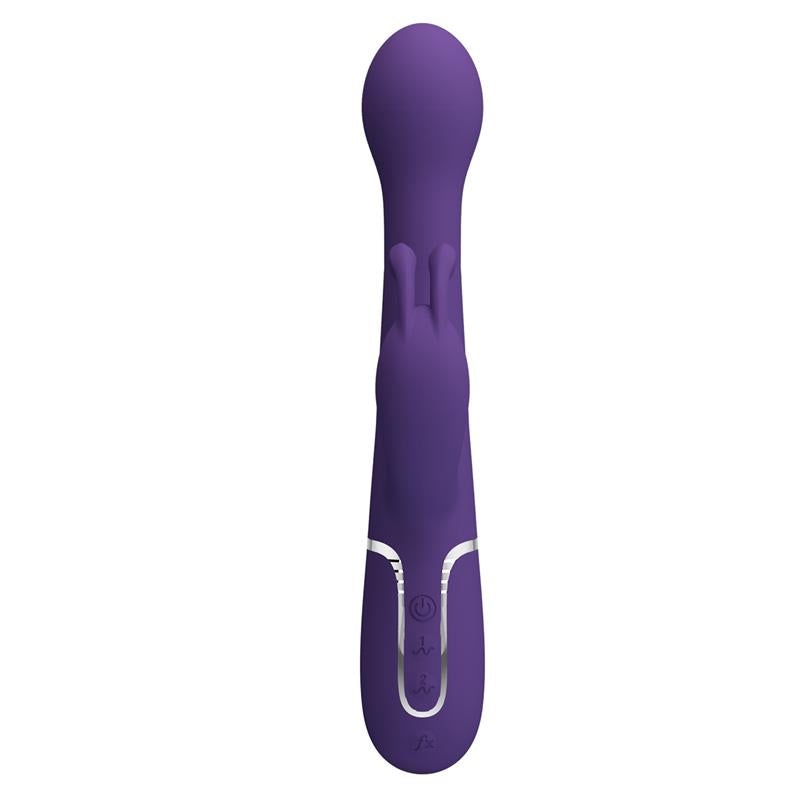 VIBRADOR PRETTYLOVE DEJON COM BOLAS DE IMPULSO E ROTAÇÃO USB