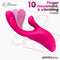 VIBRADOR DEREK COM MOVIMENTO DOS DEDOS E 3 MOTORES E APP