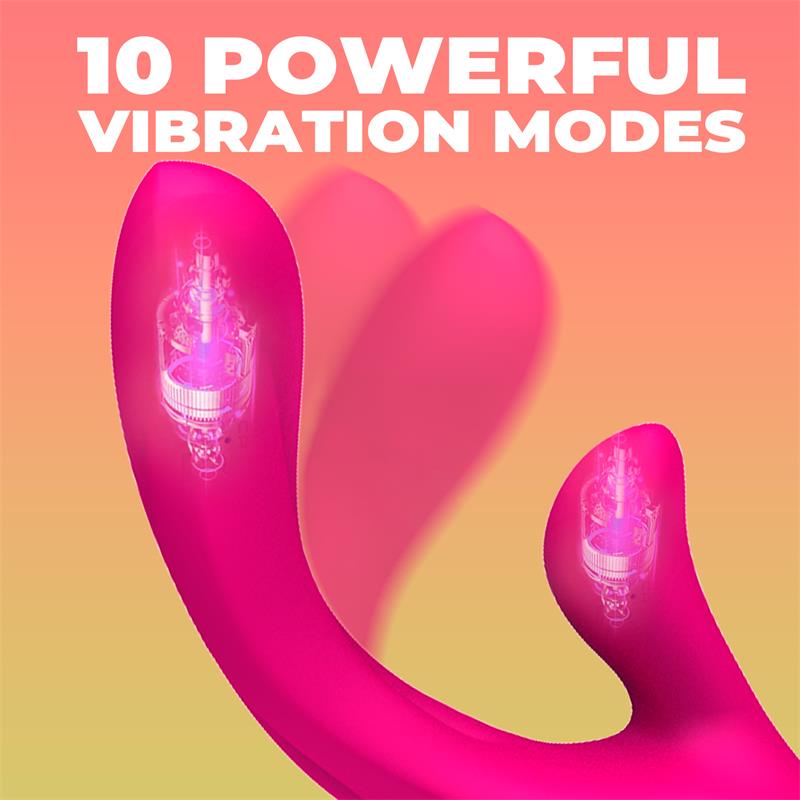 VIBRADOR DEREK COM MOVIMENTO DOS DEDOS E 3 MOTORES E APP